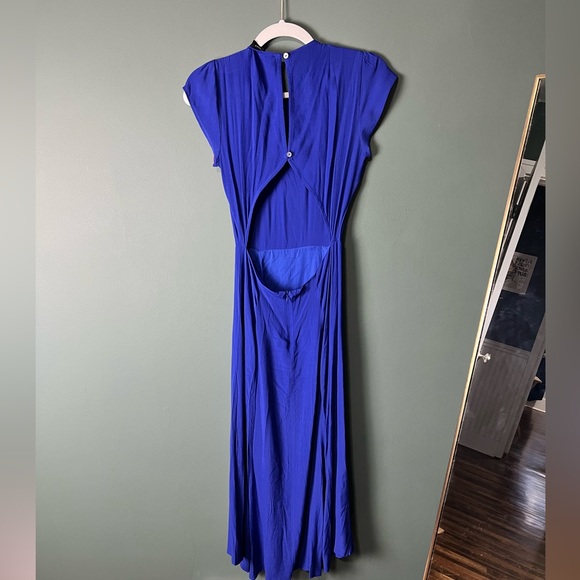 Blue midi-dress - Picture 2 of 3